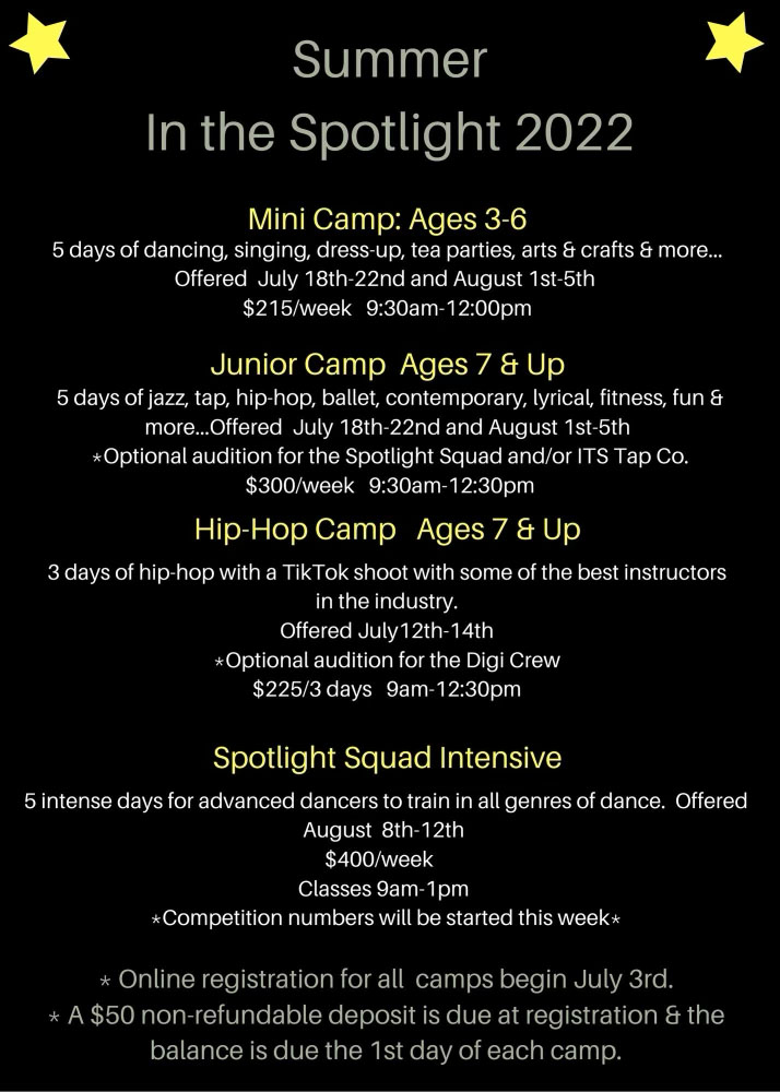 In The Spotlight Waldwick, NJ Programs